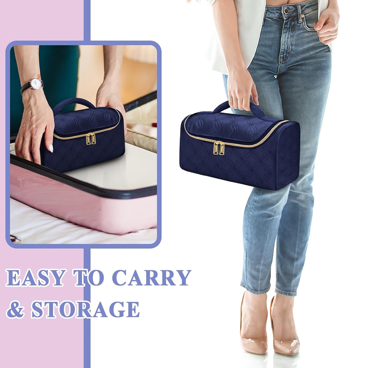 Mancro Estuche de viaje acolchado compatible con Dyson Airwrap Styl...