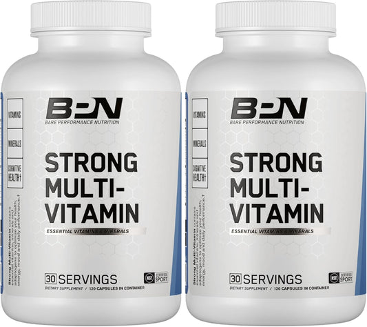 BARE PERFORMANCE NUTRITION, BPN Strong Multi-Vitamina, Salud Fundac...