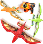 Aiencsai Paquete de 3 juguetes de lanzamiento de aviones de dinosau...