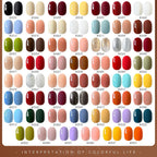 GAOY Juego de 60 esmaltes de uñas de gel, 55 colores para todas las...