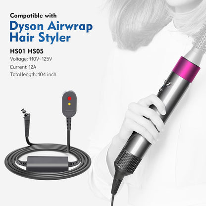 Repuesto para cable de alimentación Airwrap Styler, compatible con...