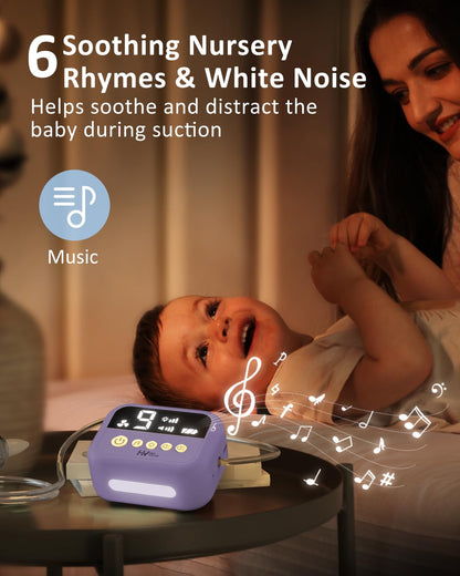 HEYVALUE Aspirador nasal para bebé, succión nasal de grado hospital...