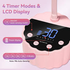 Makartt Lámpara UV LED de cuello de cisne para uñas gel constructor...