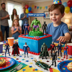 HLDMYYXGS 18 figuras de superhéroe, miniatura de leyendas heroicas...