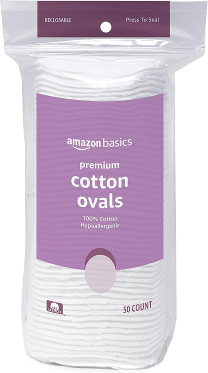 Amazon Basics Almohadillas ovaladas premium, 300 unidades (6 paquet...