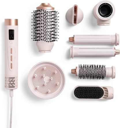 Estilizador de cabello 8 en 1, herramientas de peinado con 3 ajuste...