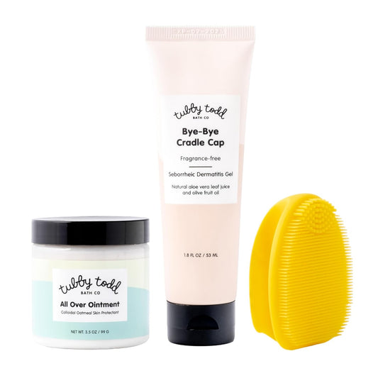 TUBBY TODD Kit de tratamiento para el cabello de bebé Cradle Cap, i...