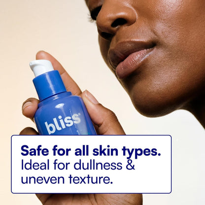 Bliss Glycolic + Polyhydroxy Acid Renew &amp; Smooth - Suero noctur...
