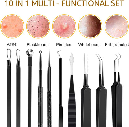 Kit de herramientas de 40 piezas de acero inoxidable para eliminar...