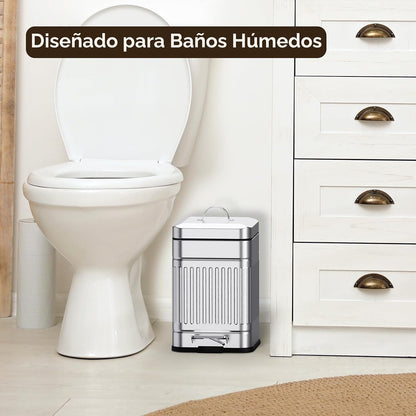 CEROELDA Cubo de Basura Pequeño con Tapa - 5L\/1.3 Gal, Cubo de Bas...