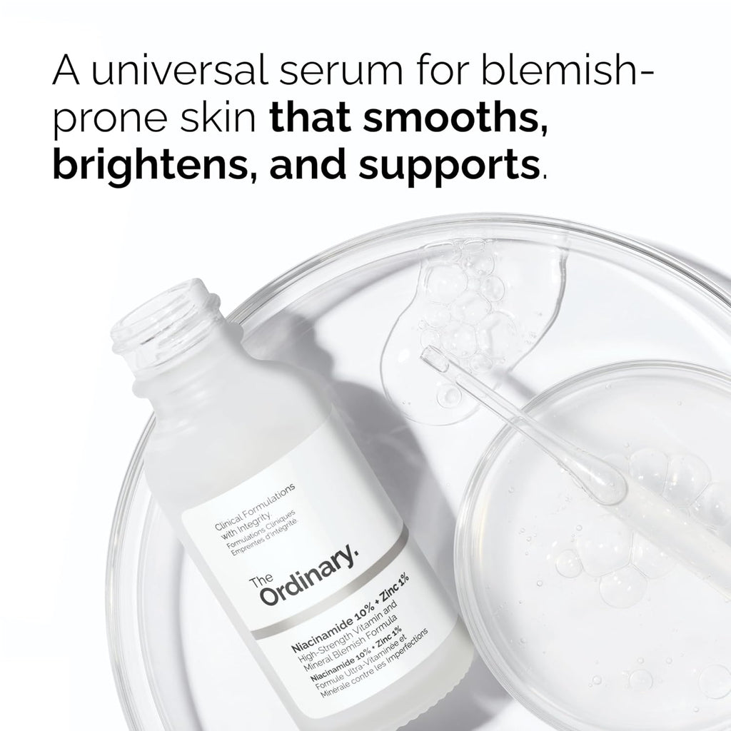 The Ordinary Set favorito de suero – Ácido hialurónico 2% + B5, niacinamida 10% + zinc 1%, solución de cafeína 5% – Sueros para ojos y cara para hidratar, aclarar y minimizar los poros cuidado de la piel