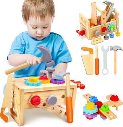 Mgtfbg Juego de herramientas para niños, 29 piezas de herramientas...