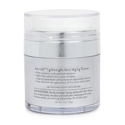 Amruth Resveratrol Crema facial antienvejecimiento diaria, tarro de...