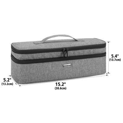 Teamoy Bolsa de almacenamiento de viaje de doble capa compatible co...