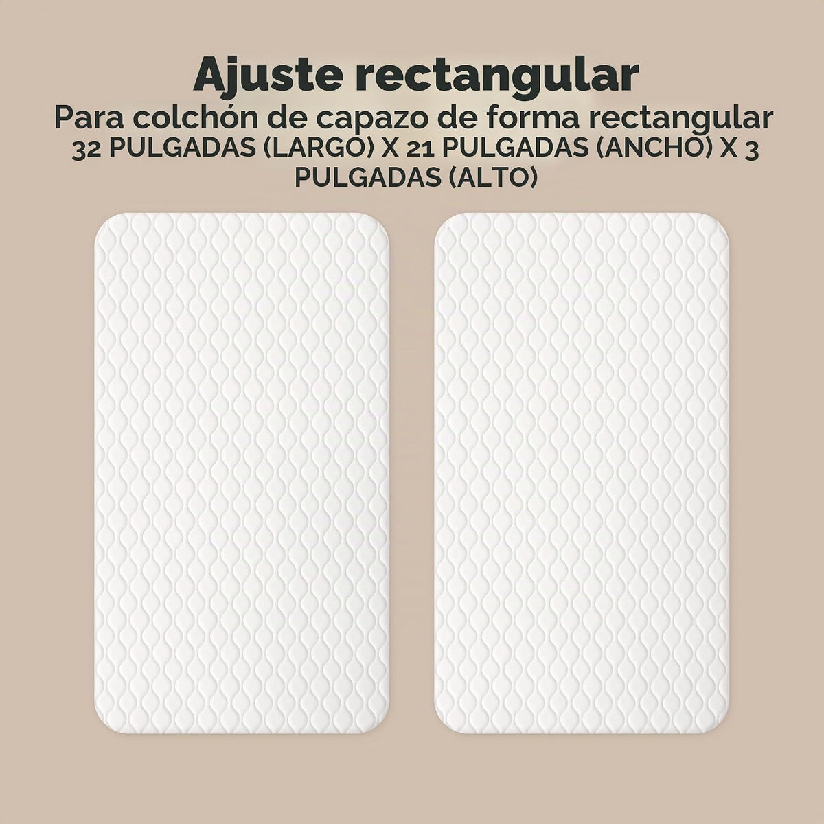 Paquete de 2 protectores de colchón impermeables para moisés de 32...