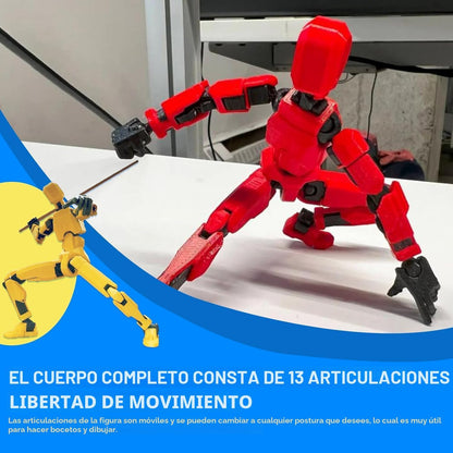 MerryXD T13 Figura de acción 3D, muñeco completado Nova Titan Lucky...