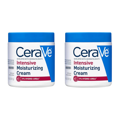 CeraVe Crema hidratante intensiva, hidratante corporal con manteca...