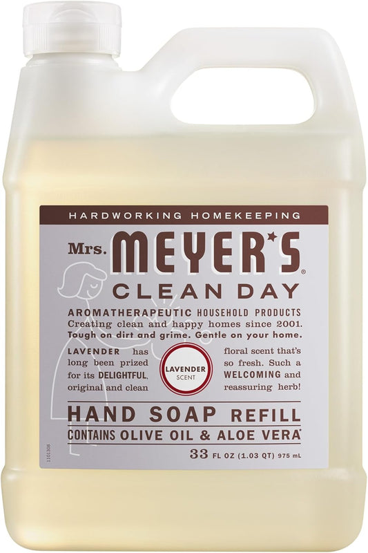 Mrs. Meyers Clean Day - Repuesto de jabón para manos, esencia lavanda