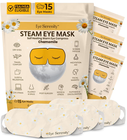 Lure Essentials Compresa cálida autocalentable para ojos secos, más...