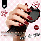VANREESA Juego de 24 esmaltes de uñas de gel, colores de moda, con...