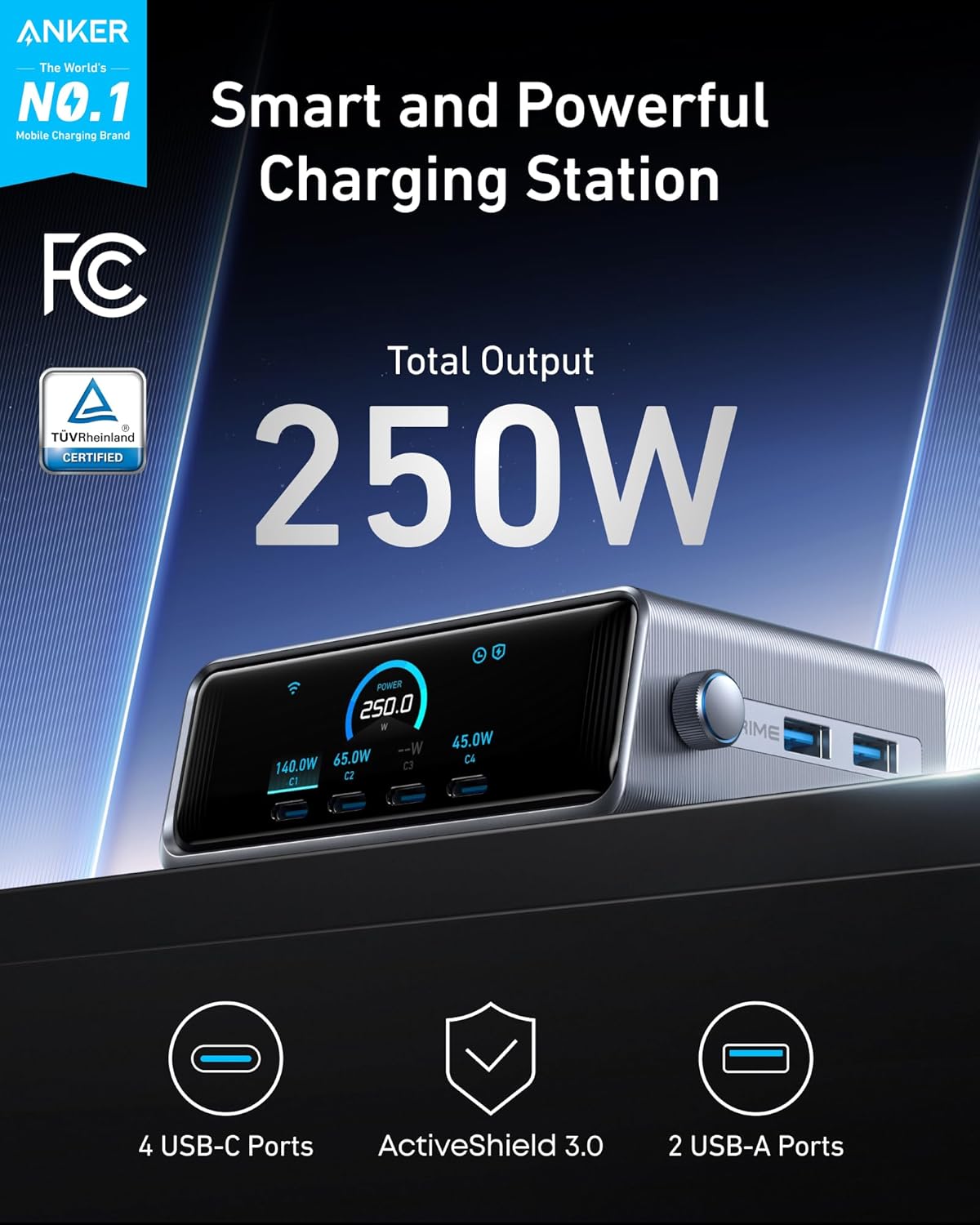 Anker Cargador Prime estación de carga USB C GaN Prime de