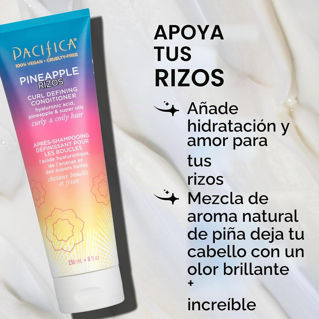 Kit de cuidado capilar de 3 pasos de Pacifica Beauty Pineapple Curl...