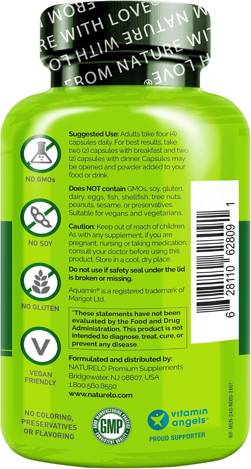 NATURELO Multivitamínicos para Hombres - Multivitamínico de Aliment...