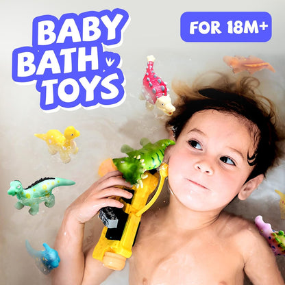 Hely Cancy Juguetes de baño sin moho para niños pequeños de 18 meses