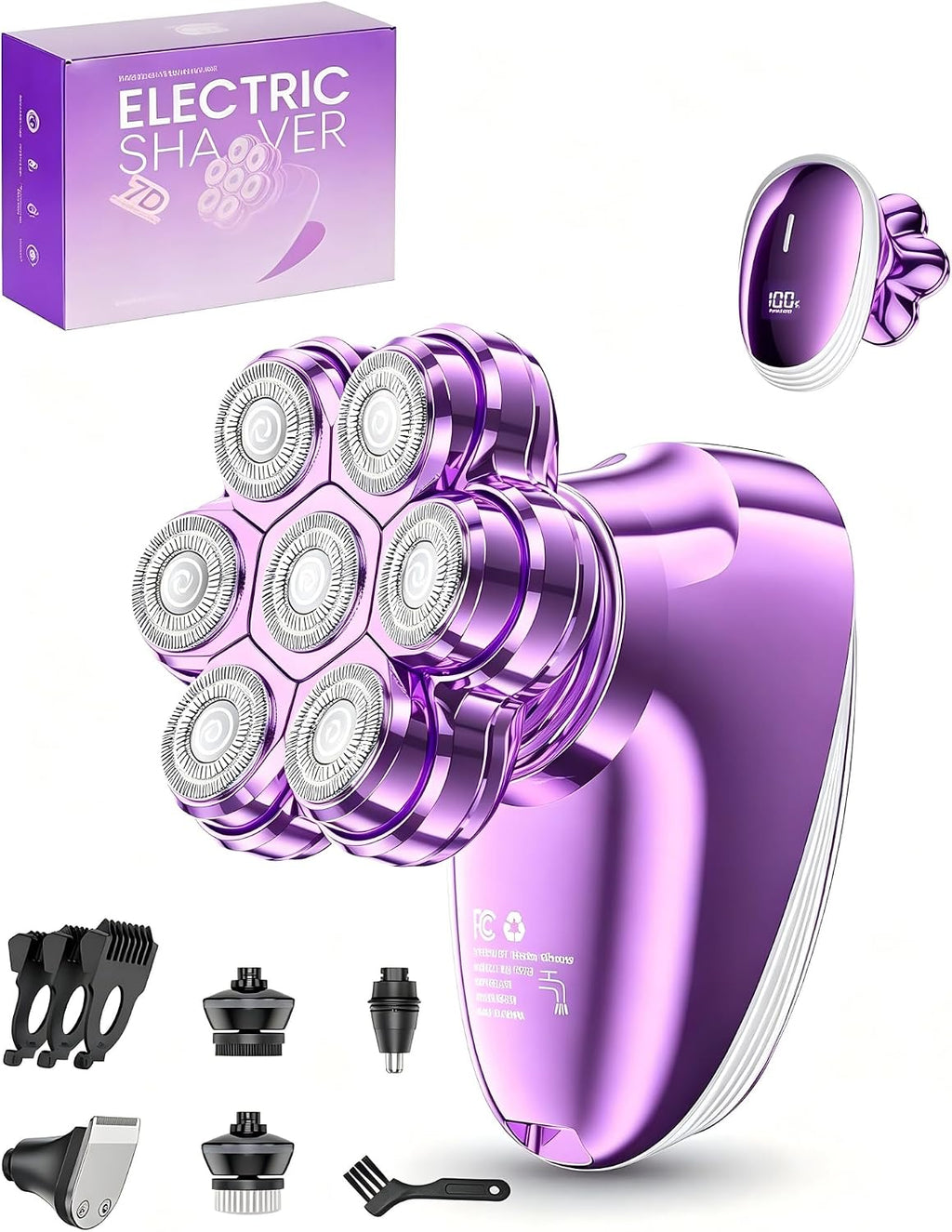 Maquinillas de afeitar eléctricas 5 en 1 para mujer, afeitadoras el...