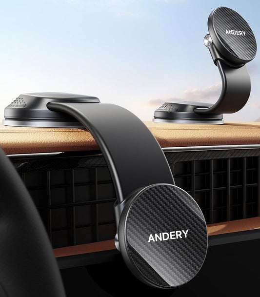ANDERY Soporte de teléfono de coche para MagSafe [brazo de aleación...