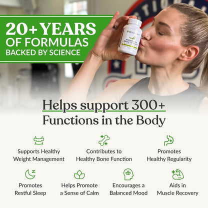 BIOptimizers Suplemento Magnesium Breakthrough con 500mg - 7 Formas...