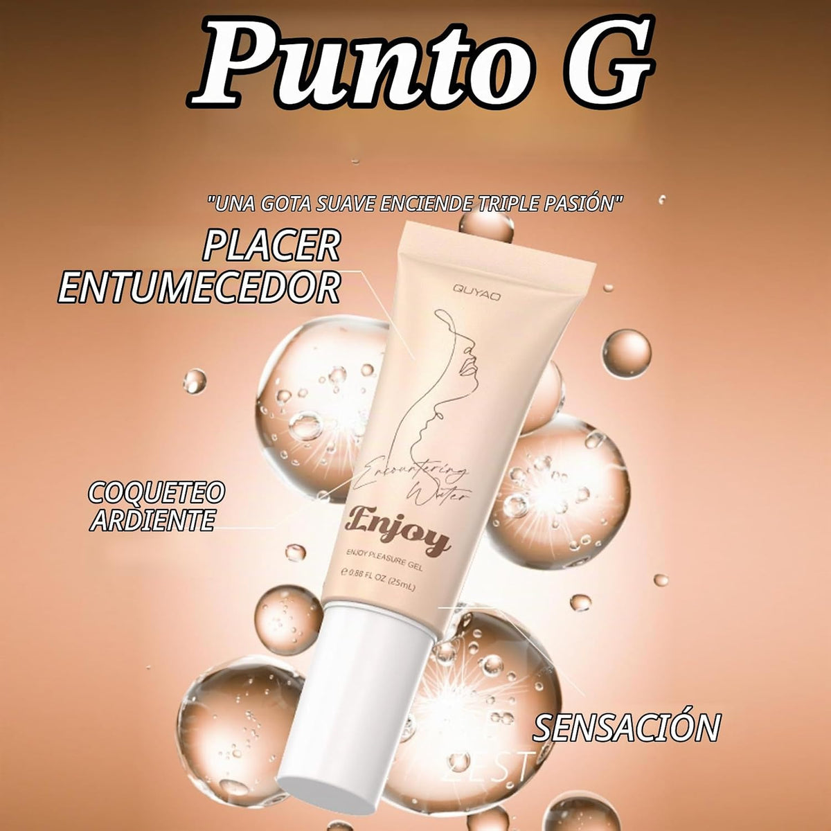 Gel orgásmico intenso y rápido para mujer, gel excitante para ella,...