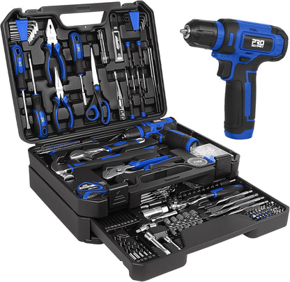 Prostormer Juego de herramientas con taladro inalámbrico de 8 V, ki...