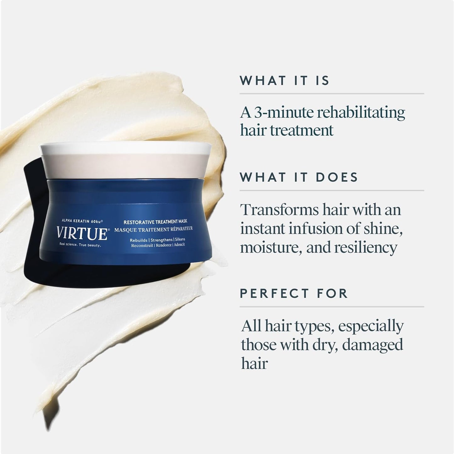 Mascarilla de tratamiento restaurador VIRTUE