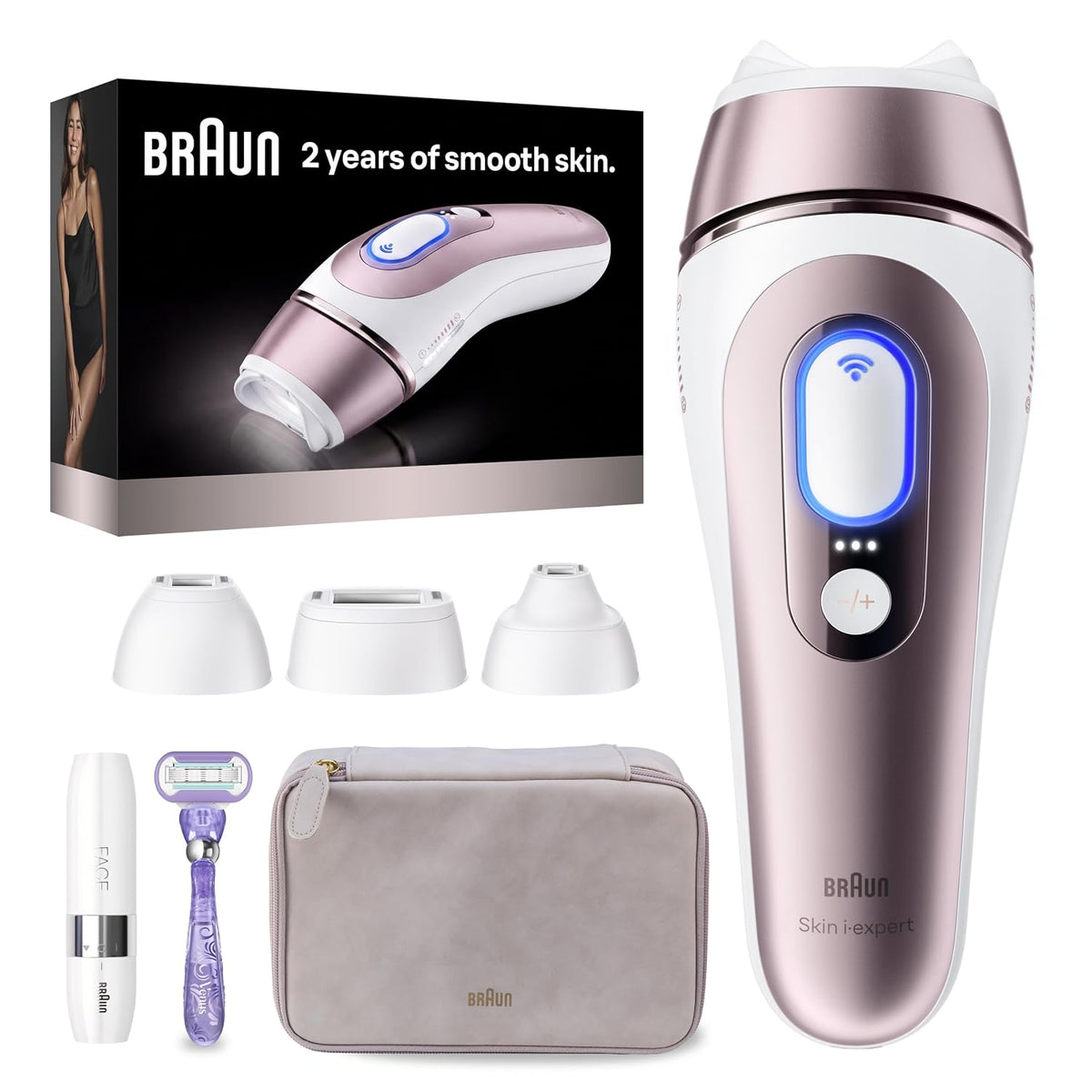 Braun Skin i-Expert Smart IPL PL7219 - Depilación láser para mujere...