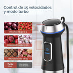 Ganiza Batidora de Inmersión 5 en 1 Batidora de Mano Max 1000W Moto...