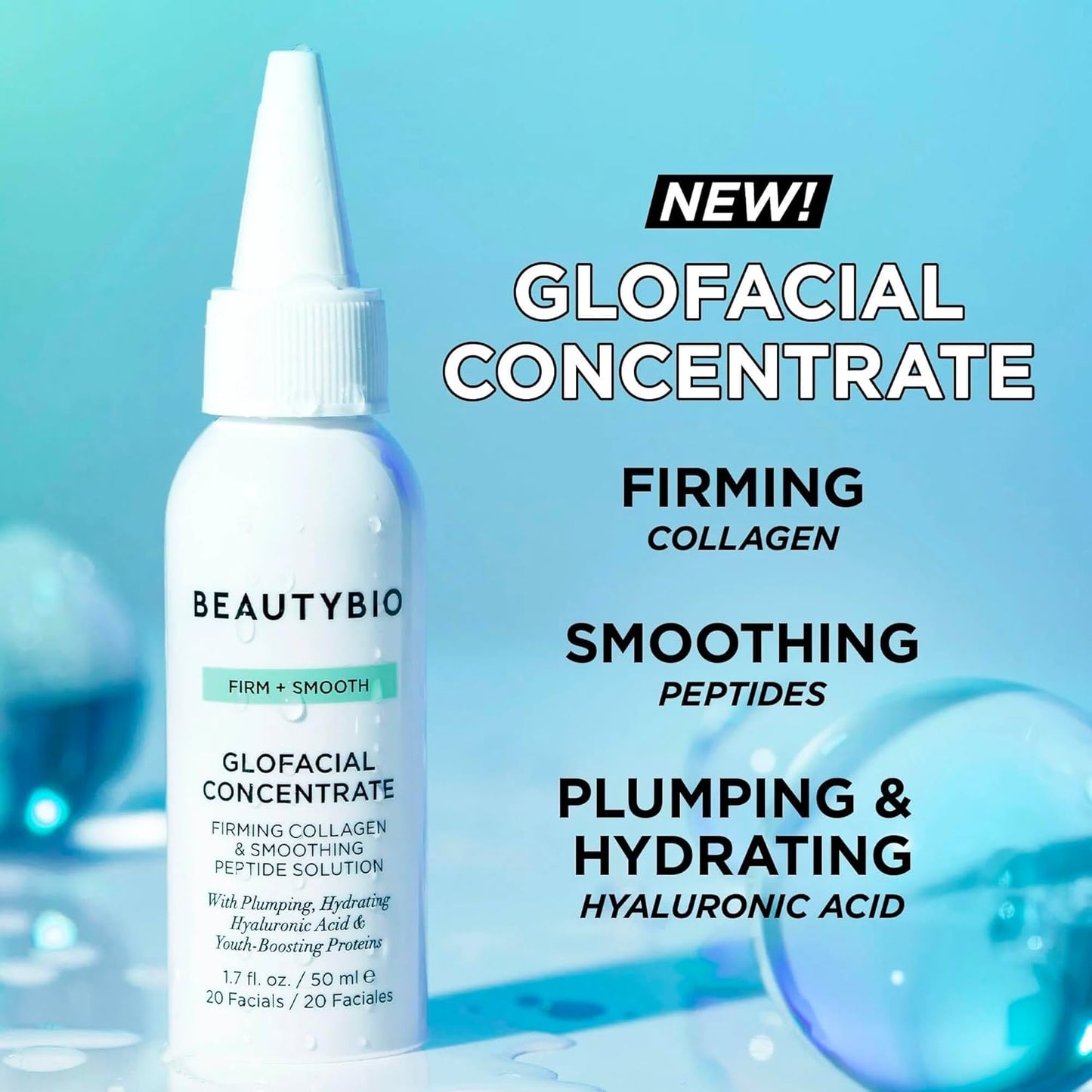 BeautyBio GLOfacial Hydro-Infusion Deep Pore Cleansing + Blue LED C...