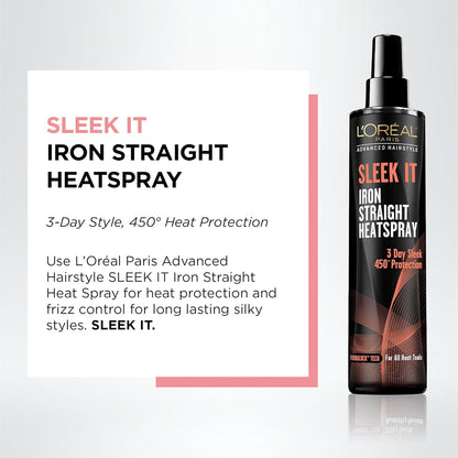 L'Oréal Paris - Espray para peinar cabello liso y sedoso, 5.7 onzas