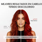 Karseell Set de champú y acondicionador de máscara de cabello rojo...