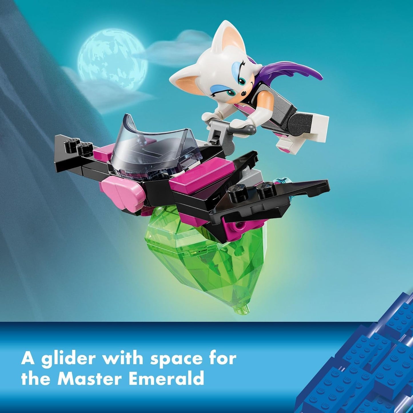 LEGO Sonic The Hedgehog, Set de Construcción de Mech Guardian de Knuckles, Juguete de Sonic para Niños, Figura de Acción de Knuckles Inspirada en Videojuegos con Esmeralda Maestra, Regalo de Juegos