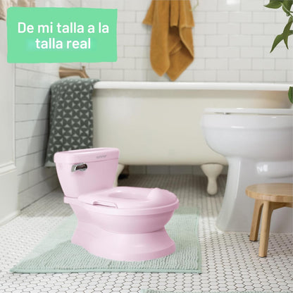 Ingenuity My Size Potty Pro en rosa, inodoro de entrenamiento infan...