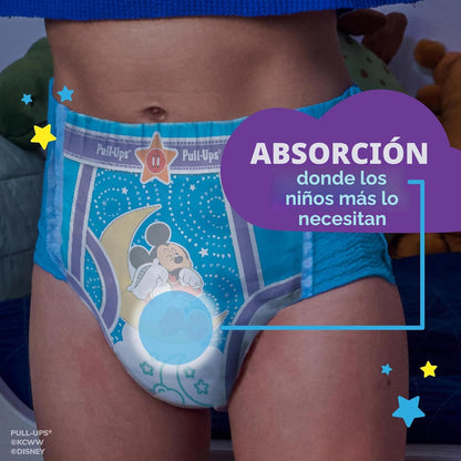 Pull-Ups Pantalones de entrenamiento nocturno para niños, talla 4T-...