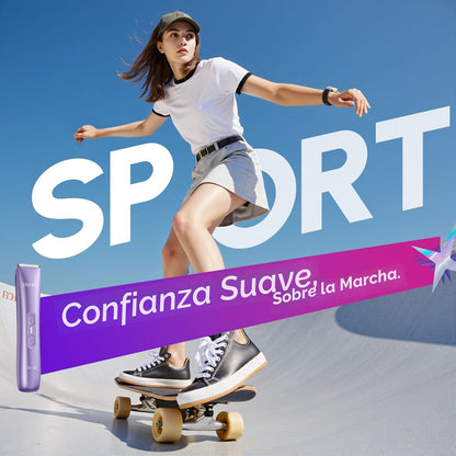 BYART Recortadora de bikini para mujer de doble cabeza, IPX7, resis...