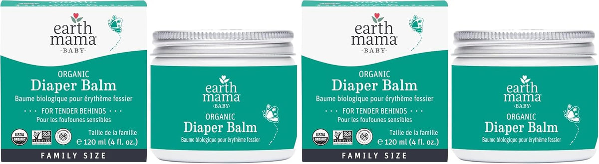 Earth Mama Bálsamo orgánico para pañales \u2013 4 onzas líquidas \u...