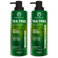 Juego de champú y acondicionador de árbol de té, sin sulfato, cuida...