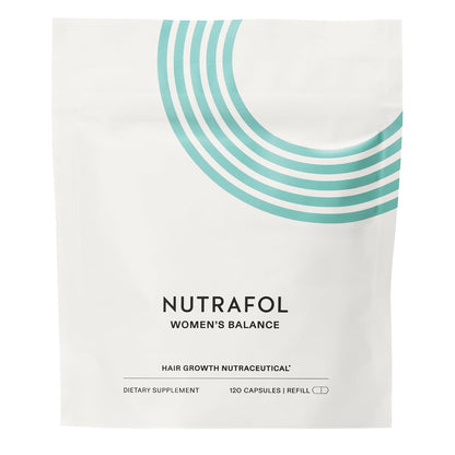 Nutrafol Suplementos para el Crecimiento del Cabello Women's Balance para Mujeres, Edades 45 y Más, Clínicamente Probados para Cabello Visiblemente Más Grueso y Cobertura del Cuero Cabelludo en 3-6