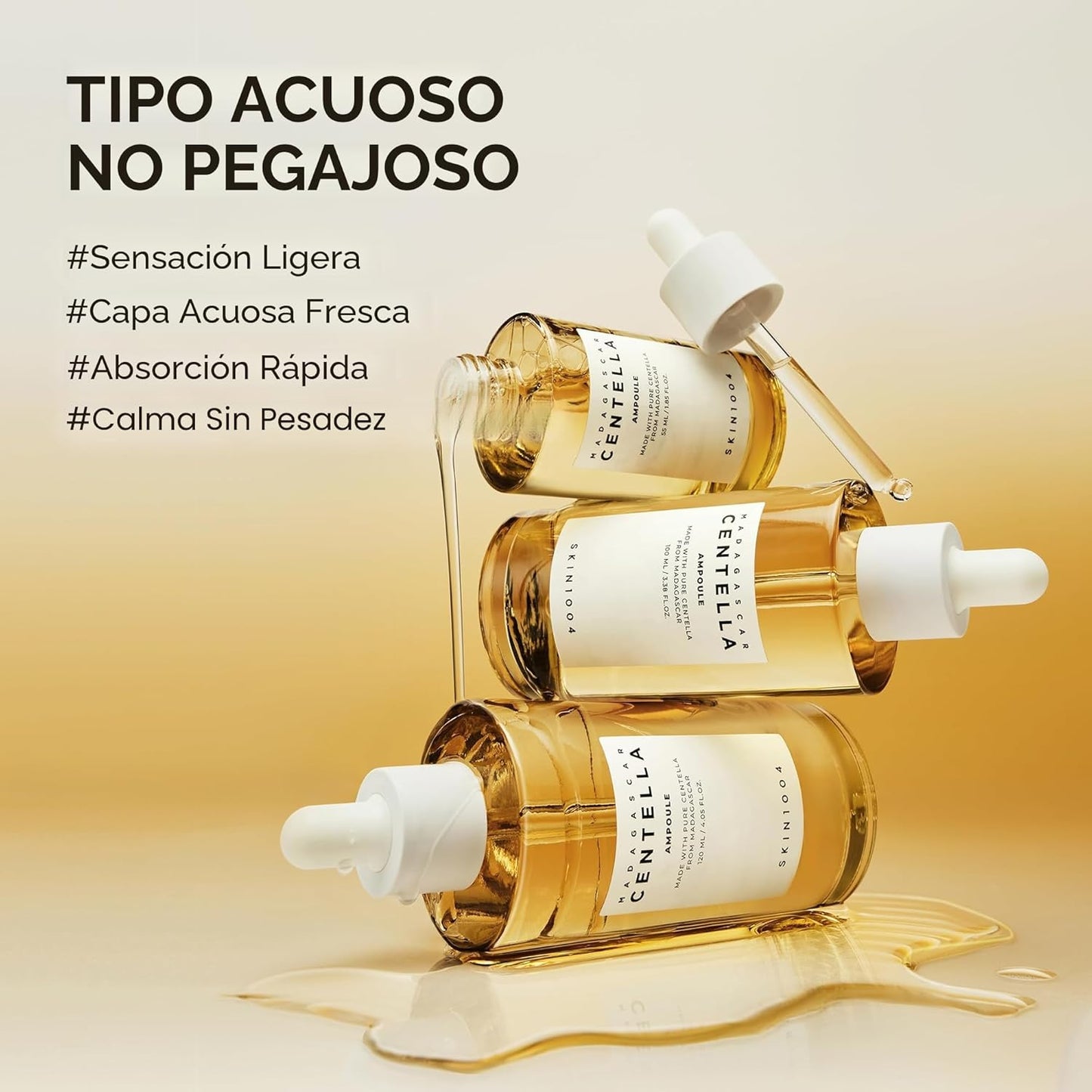 SKIN1004 Madagascar Centella Ampoule 100ml, 3.38 fl.oz, suero facia...