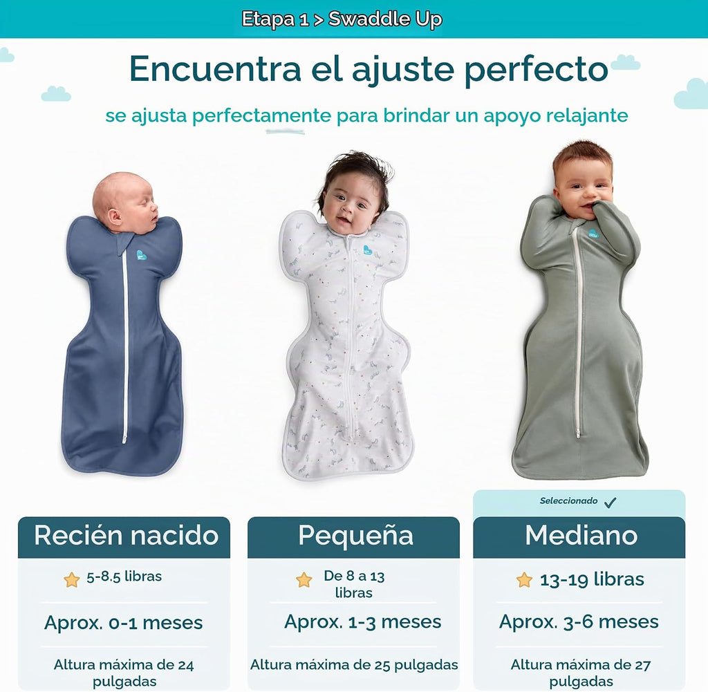Love to Dream Swaddle UP, saco de dormir para bebé, mantas envolven...