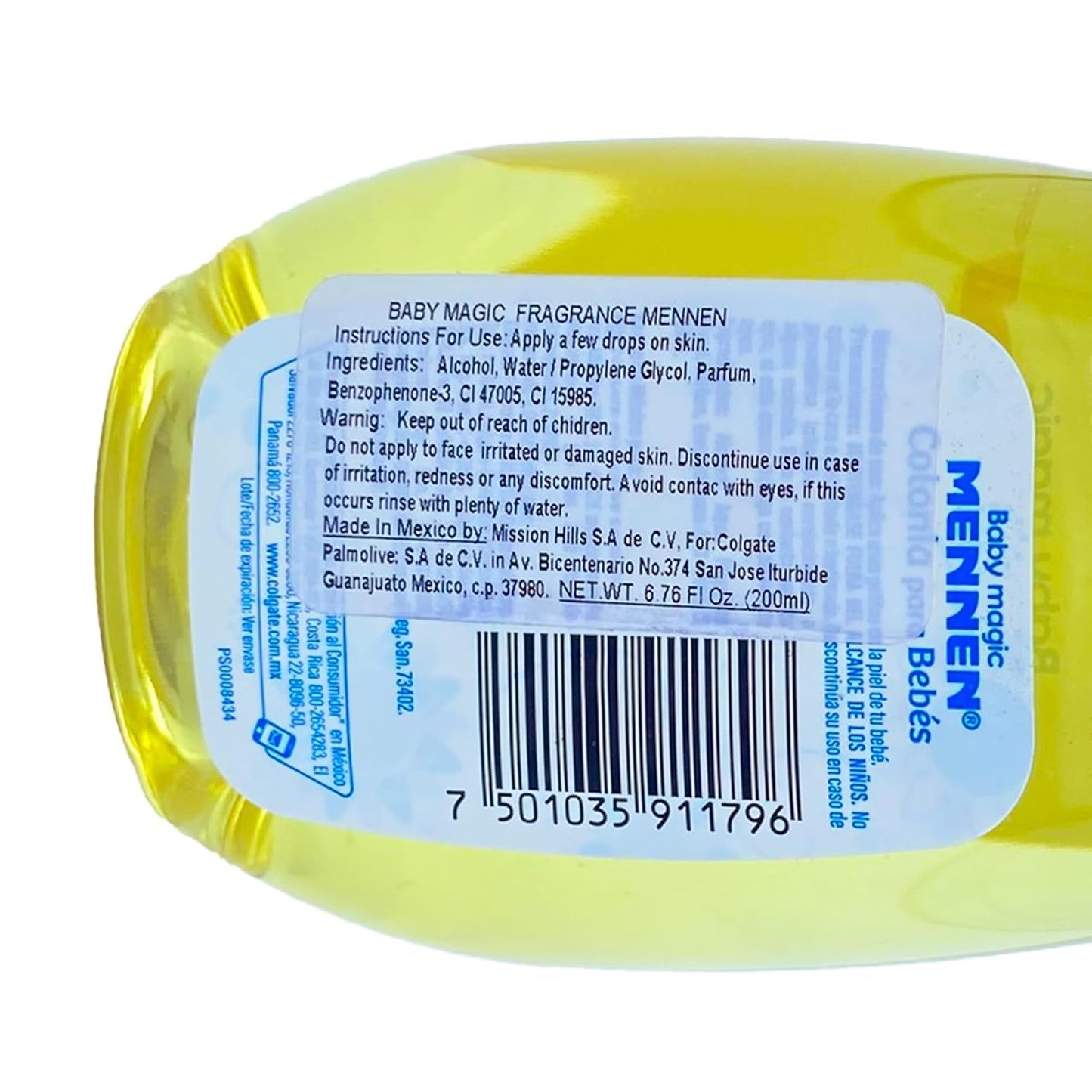 Baby Magic 2 Mennen Colonia 6.76 Fl Oz (2 Colonias Mennen Para Bebe 6.8 fl oz)