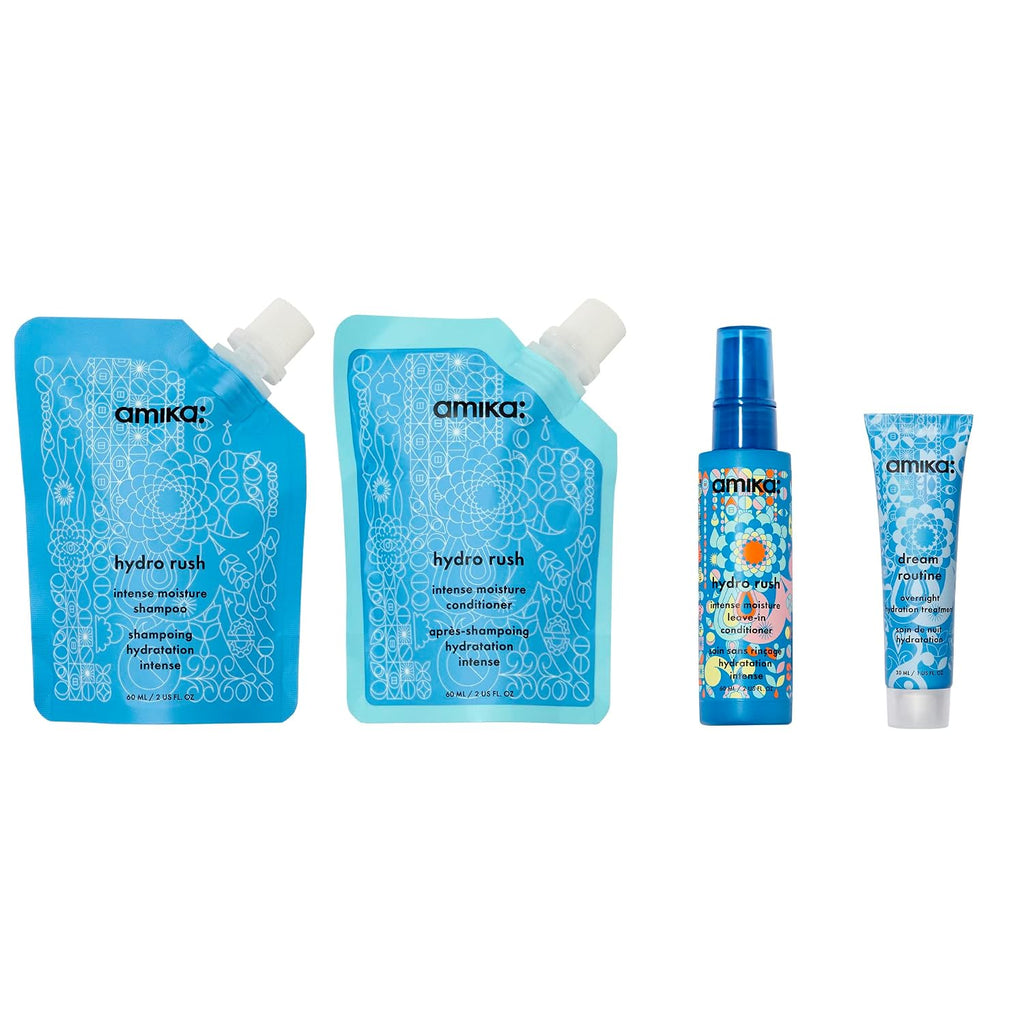 Set de prueba de rutina capilar Hydro Dream de amika